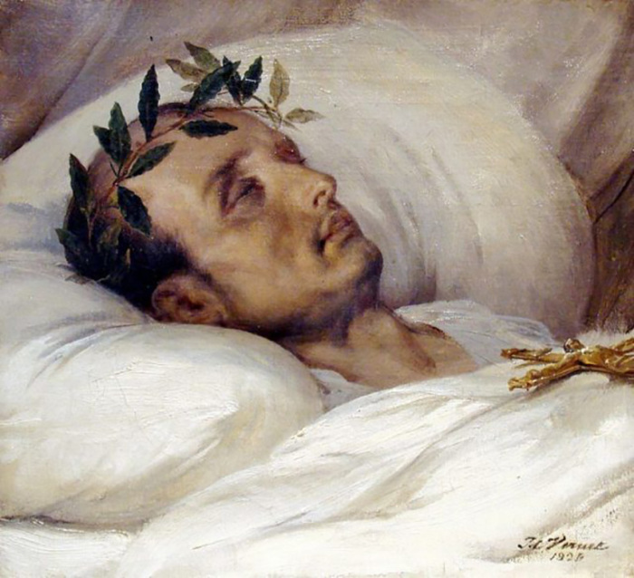 Наполеон на смертном одре. Верне (1826).